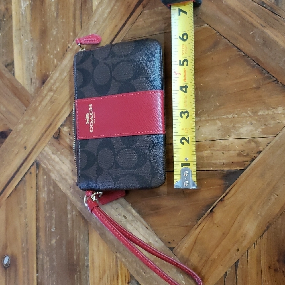 Coach WOMENS Wristlet In Canvas Leather
